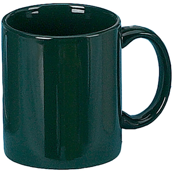 Hunter Green C-Handle Mug - Image 2