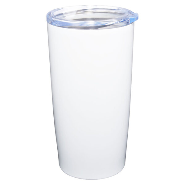 White PRO20 Double Wall Vacuum Stainless Steel Tumbler - Image 2