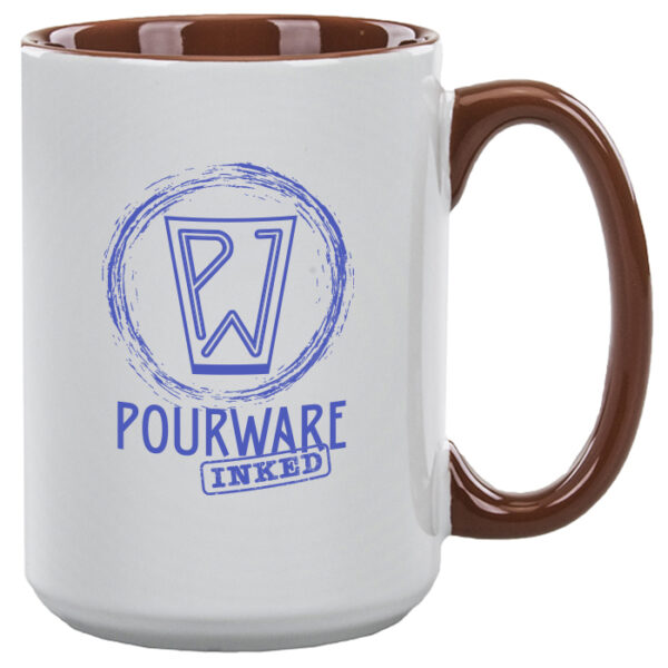 Collins Red in / White Out with Red Handle El Grande Mug