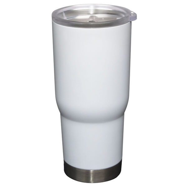 Matte White PRO22 Double Wall Vacuum Stainless Steel Tumbler - Image 2
