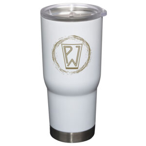 Matte White PRO22 Double Wall Vacuum Stainless Steel Tumbler