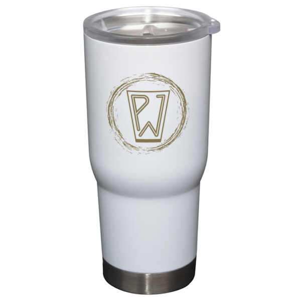 Matte White PRO22 Double Wall Vacuum Stainless Steel Tumbler