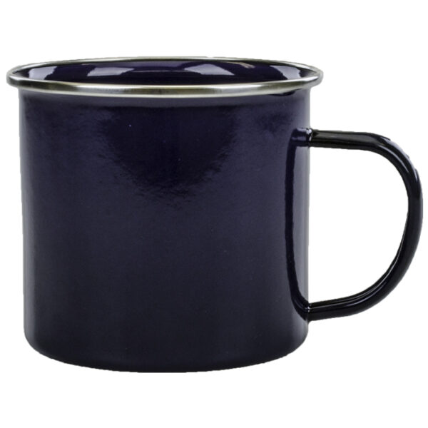 Cobalt Enameled Abilene Stainless Steel Mug - Image 2