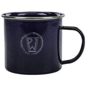 Cobalt Enameled Abilene Stainless Steel Mug