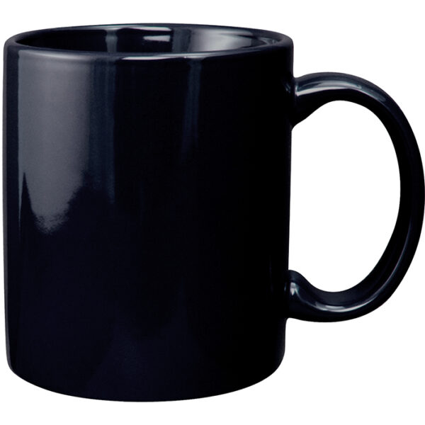 Navy Blue C-Handle Mug - Image 2
