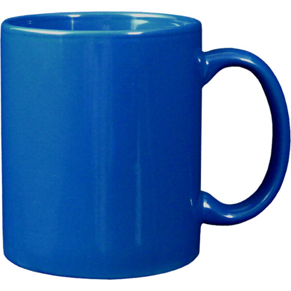 Royal Blue C-Handle Mug - Image 2