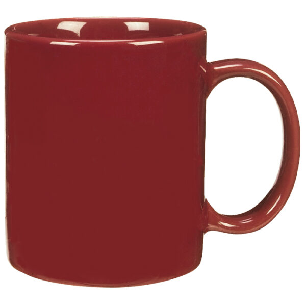 Burgundy C-Handle Mug - Image 2
