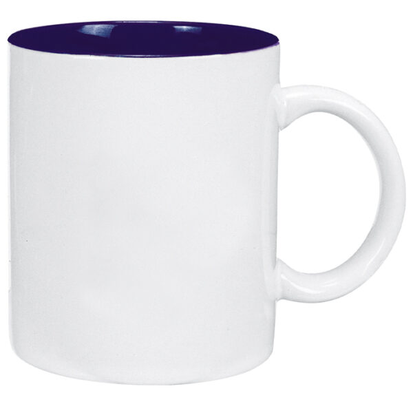 Cobalt in / White Out C-Handle Mug - Image 2