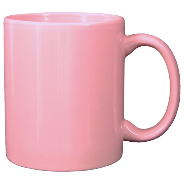 Pink C-Handle Mug - Image 2