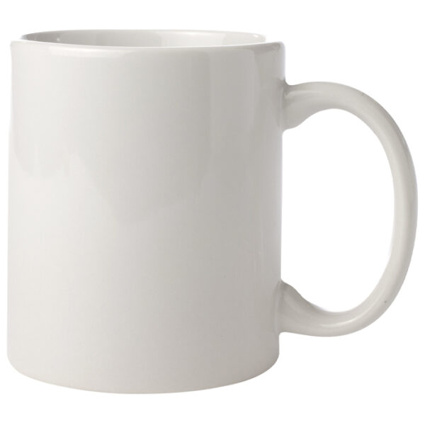 White C-Handle Mug - Image 2