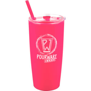 Magenta Captiva Double Wall Acrylic Tumbler