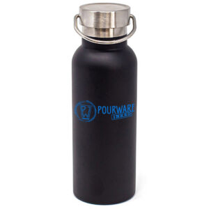 Matte Black Caribe Double Wall Vacuum Stainless Bottle