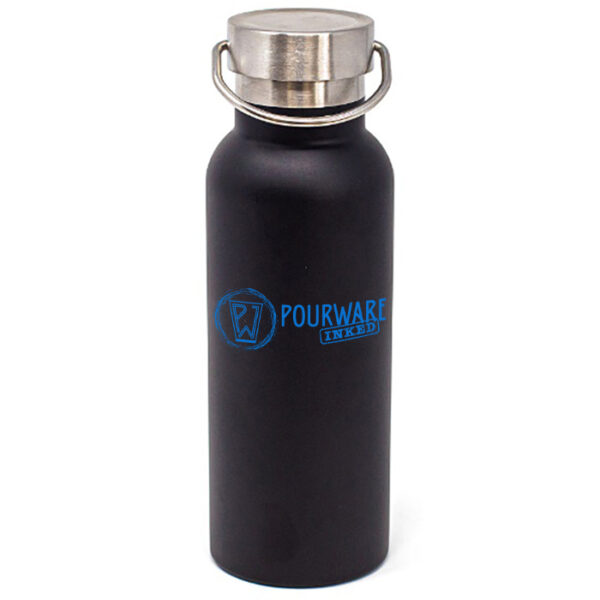 Matte Black Caribe Double Wall Vacuum Stainless Bottle