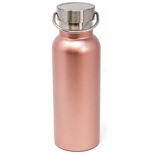Matte Rose Gold Caribe Double Wall Vacuum Stainless Bottle - Image 2