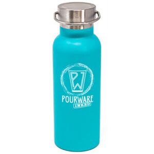 Matte Sea Foam Caribe Double Wall Vacuum Stainless Bottle