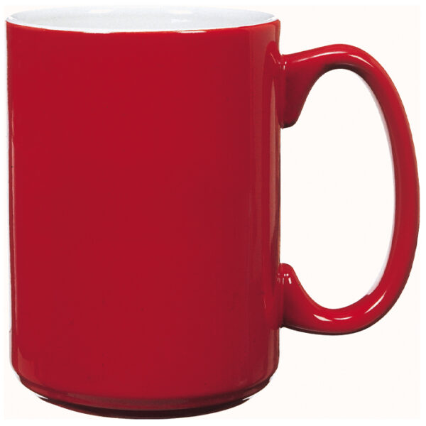 White in / Red Out El Grande Mug - Image 2