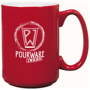 White in / Red Out El Grande Mug
