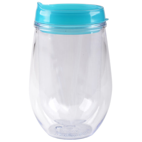 Aqua Bev/Go Double Wall Acrylic Stemless Wine Tumbler - Image 2