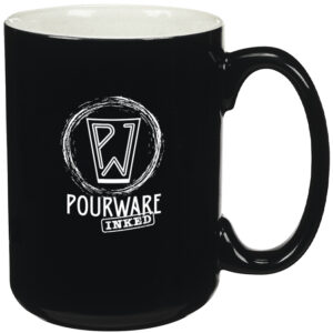 White in / Black Out El Grande Mug