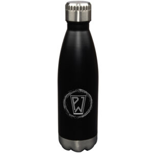 Matte Black Glacier Stainless Steel Double Wall Vacuum Bottle