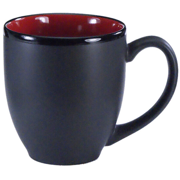 Red in / Black Matte Out Hilo Bistro Mug - Image 2