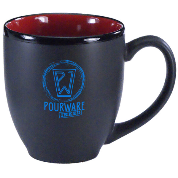 Red in / Black Matte Out Hilo Bistro Mug