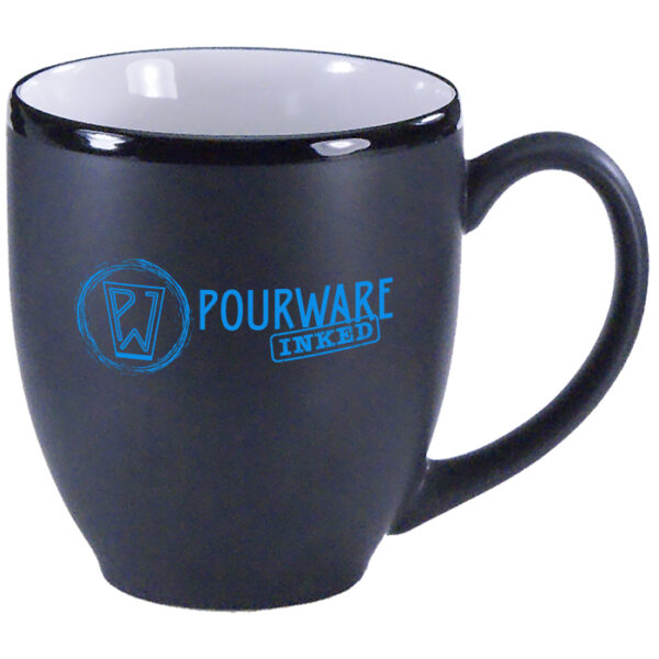 White in / Black Matte Out Hilo Bistro Mug
