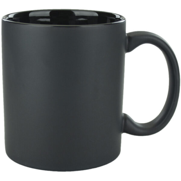 Black in / Black Matte Out Hilo C-Handle Mug - Image 2