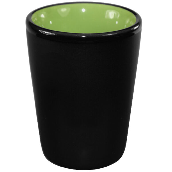 Rye Green in / Matte Black out Ceramic Shot - Image 2