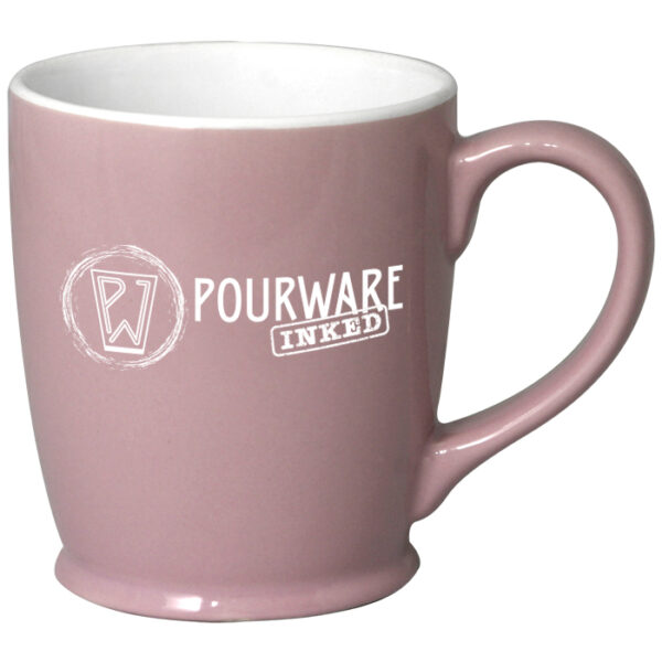 White in / Pink out Kona Mug