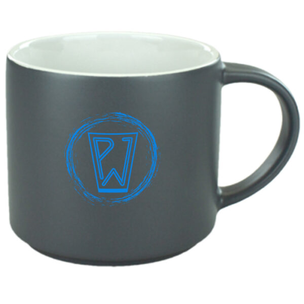 White in / Gray Satin Out Norwich Mug