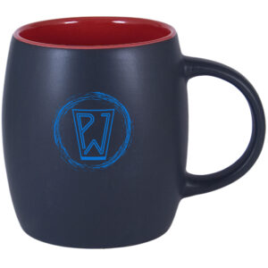 Red in / Black Matte Out Robusto Mug