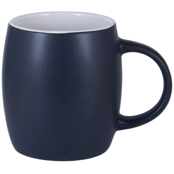 White in / Black Matte Out Robusto Mug - Image 2