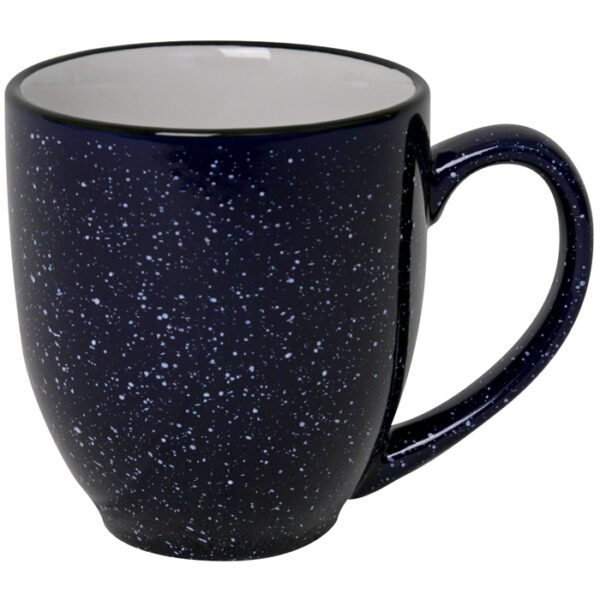 White in / Cobalt Out Santa Fe Bistro Mug - Image 2