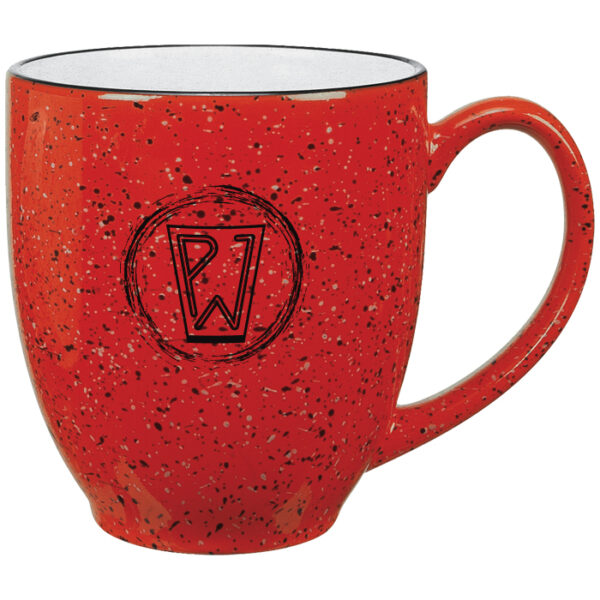 White in / Red out Santa Fe Bistro Mug