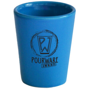 Hawaiian Blue Ceramic Shot