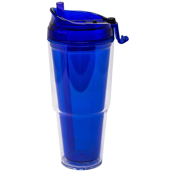 Blue Dual Double Wall Acrylic Tumbler - Image 2