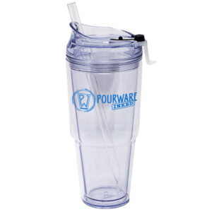 Clear Dual Double Wall Acrylic Tumbler