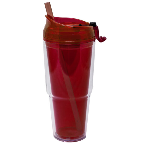 Crimson Dual Double Wall Acrylic Tumbler - Image 2
