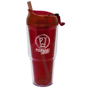 Crimson Dual Double Wall Acrylic Tumbler