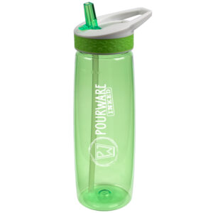 Lime Wave Single Wall Plastic Bottle