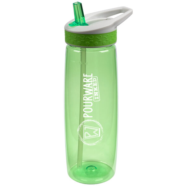Lime Wave Single Wall Plastic Bottle