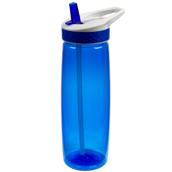 Royal Blue Wave Single Wall Plastic Bottle - Image 2