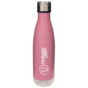 Pastel Pink Glacier Stainless Steel Double Wall Vacuum Bottle