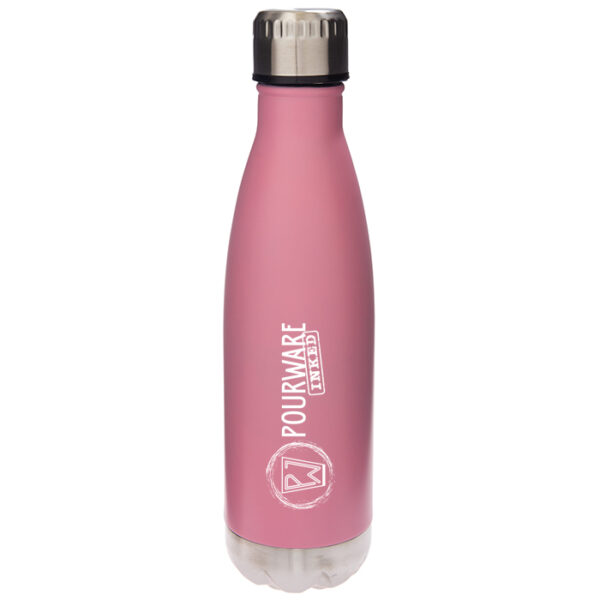Pastel Pink Glacier Stainless Steel Double Wall Vacuum Bottle