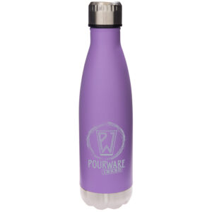 Pastel Purple Glacier Stainless Steel Double Wall Vacuum Bottle