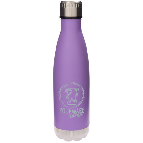 Pastel Purple Glacier Stainless Steel Double Wall Vacuum Bottle