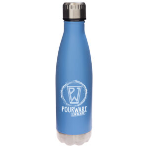 Pastel Blue Glacier Stainless Steel Double Wall Vacuum Bottle