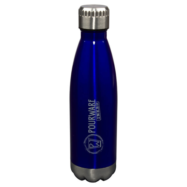 Blue Glacier Stainless Steel Double Wall Vacuum Bottle