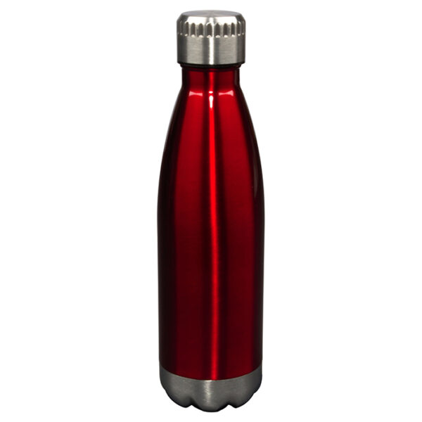 Red Glacier Stainless Steel Double Wall Vacuum Bottle - Image 2